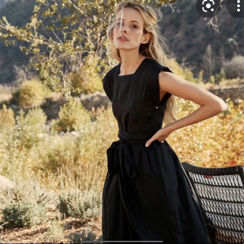 Pacifica Dress in BLack Ramie Size XS!